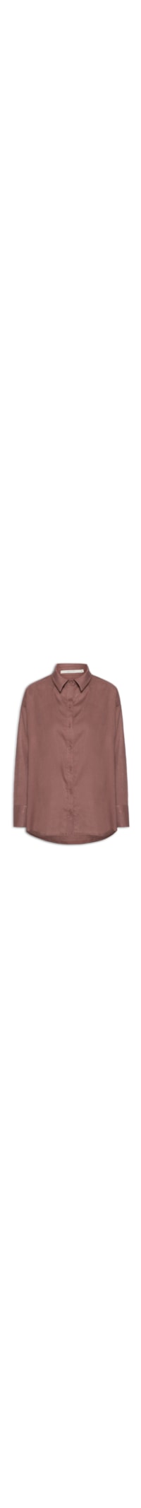 Camisa Feminina Manga Longa - Marrom