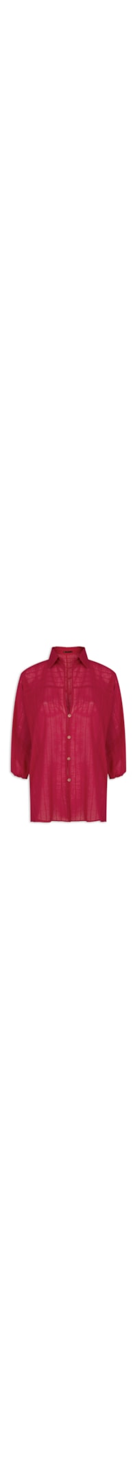 Camisa Feminina Manga Longa Moana - Vermelho