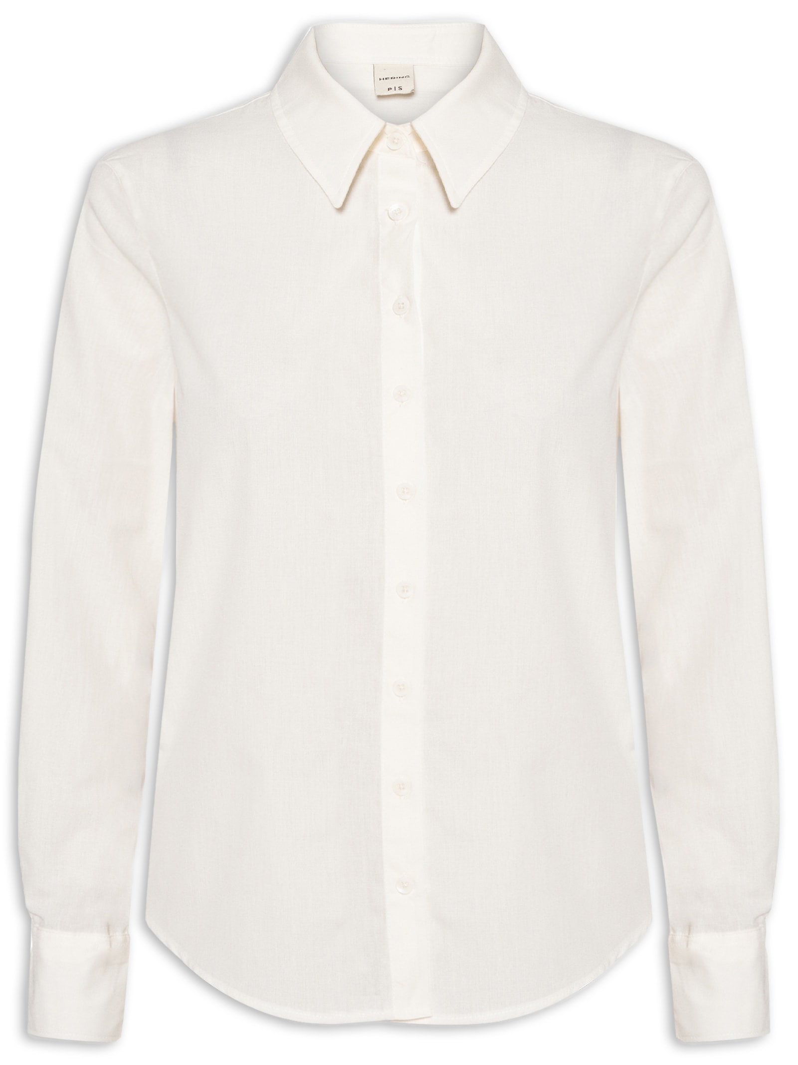 Camisa Feminina Manga Longa Off White Hering