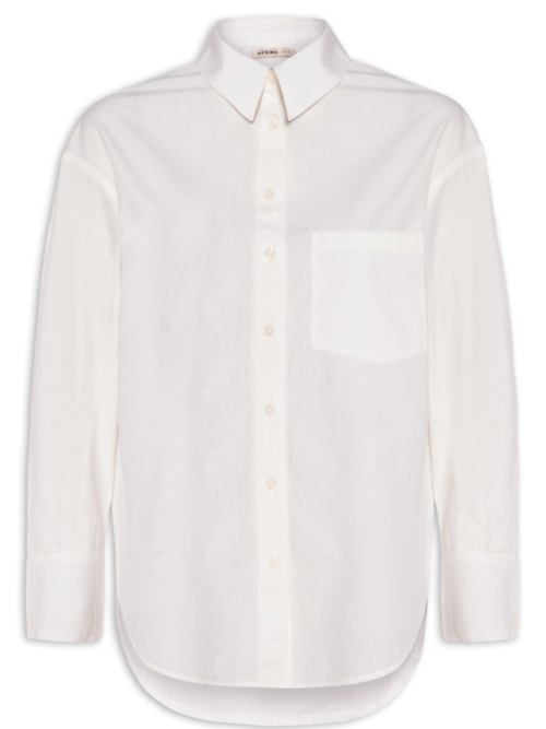 Camisa Feminina Manga Longa – Off White
