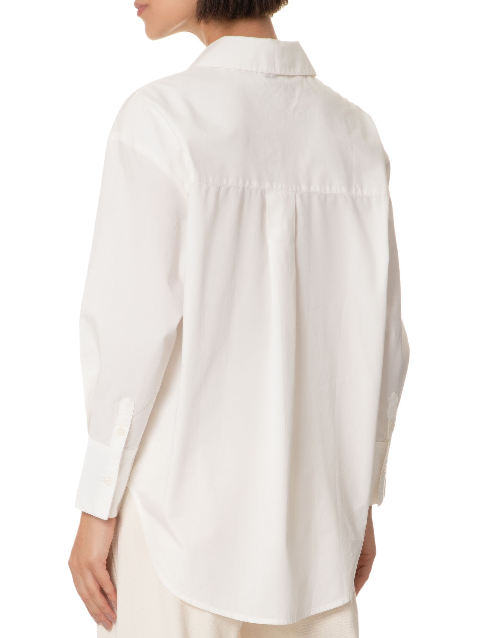 Camisa Feminina Manga Longa Off White Hering