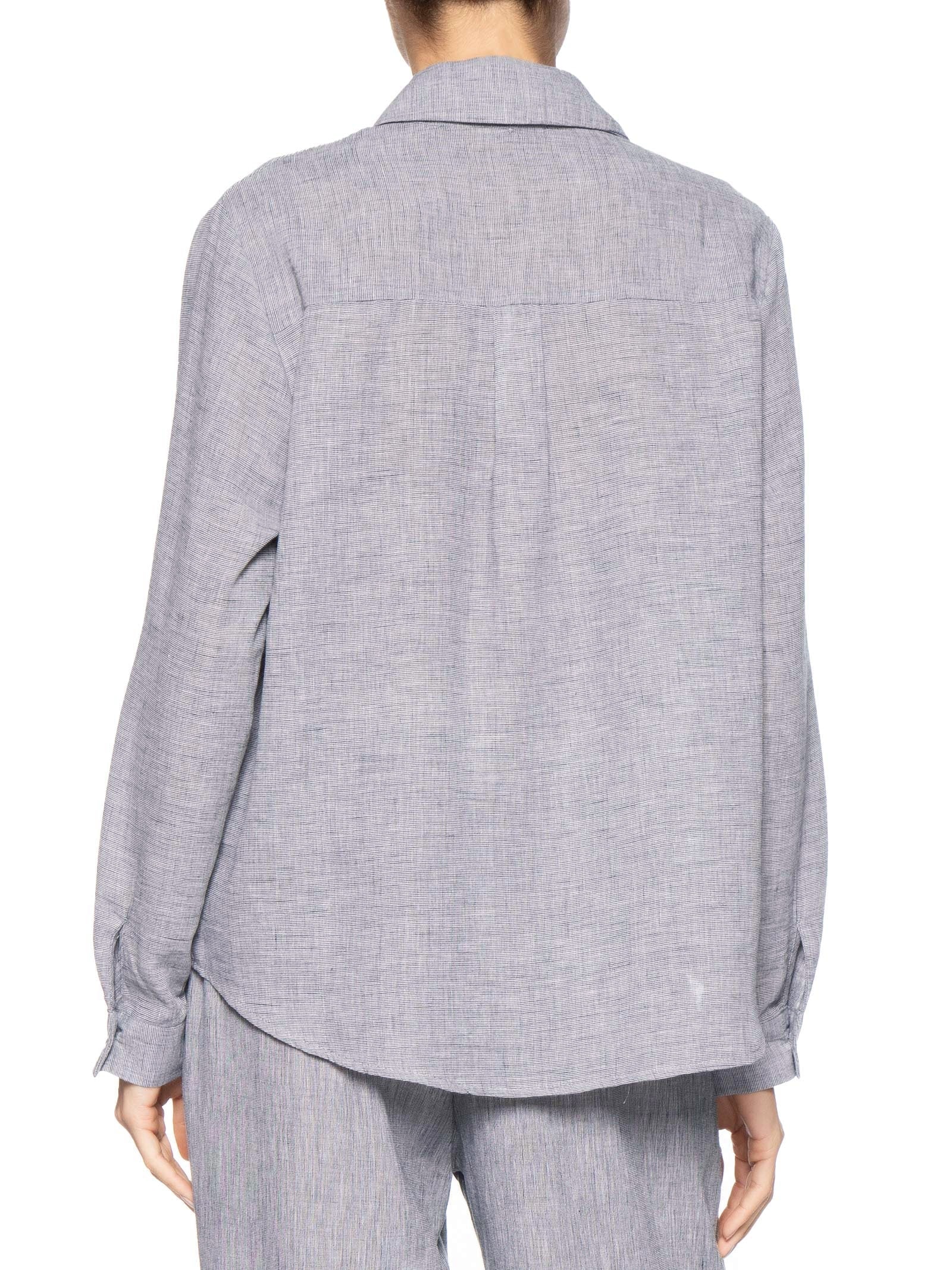 Camisa Feminina Manga Longa Preto Basiq