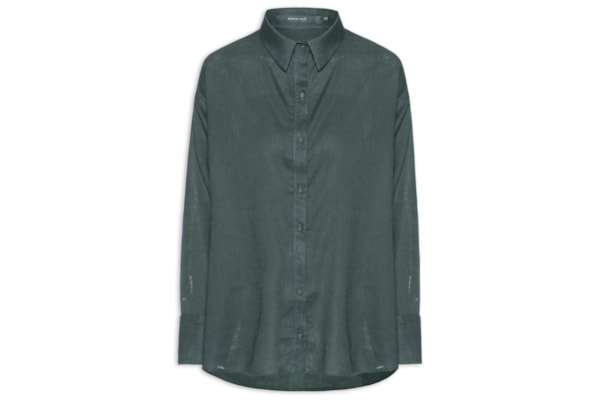 Camisa Feminina Manga Longa - Verde