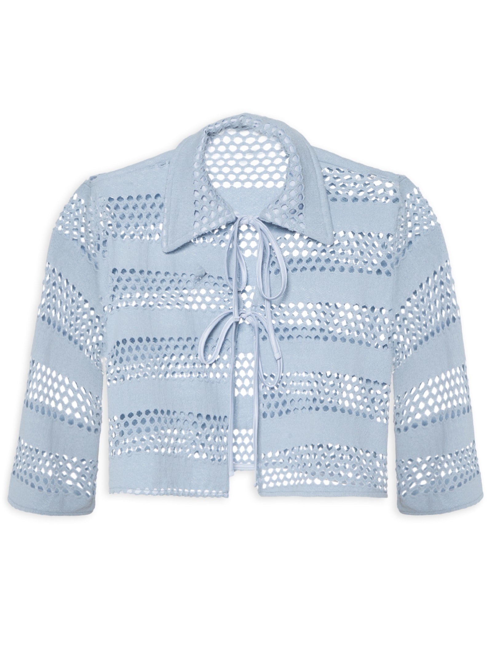 Camisa Feminina Manga Média Azul My Favorite