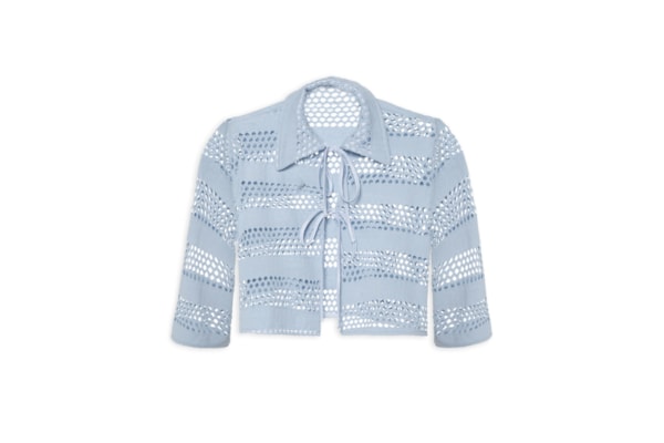 Camisa Feminina Manga Média - Azul