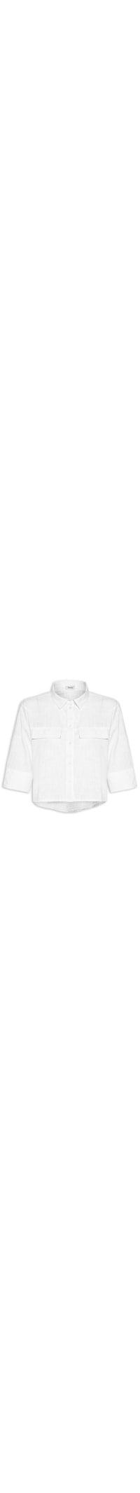 Camisa Feminina Manga Três Quartos - Branco