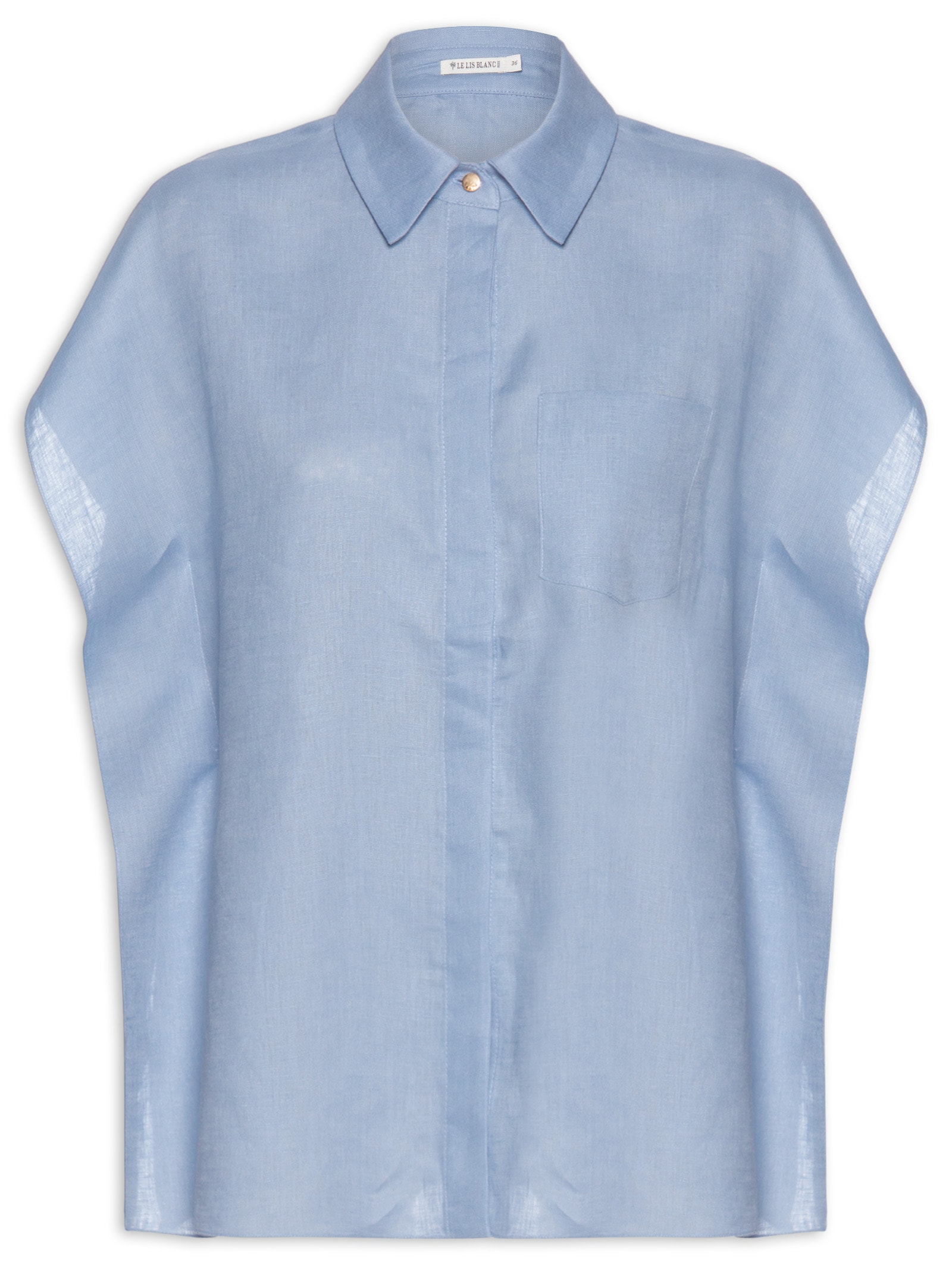 Camisa Feminina Mariah IV Azul Le Lis