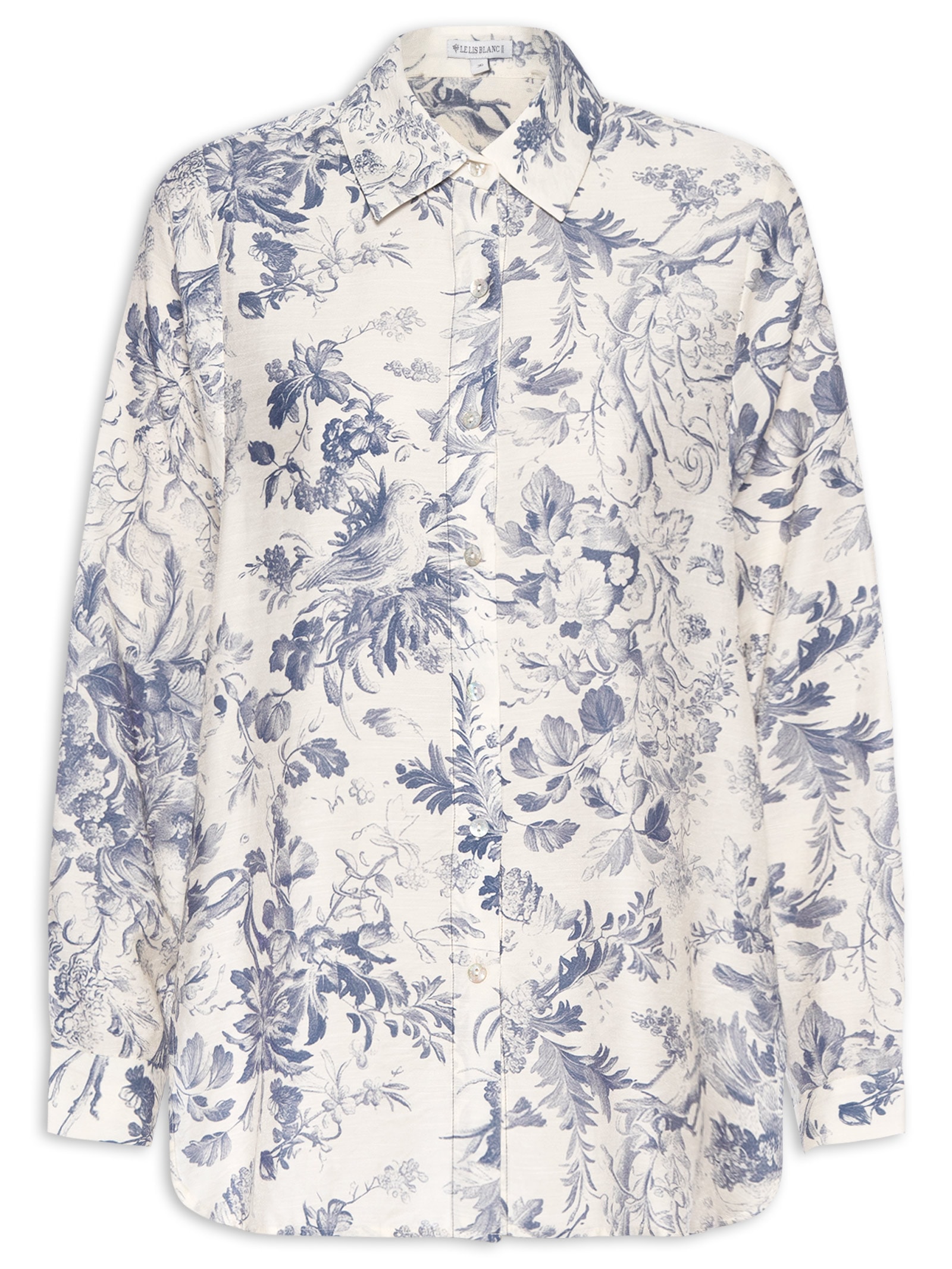 Camisa Feminina Marrie Azul Le Lis