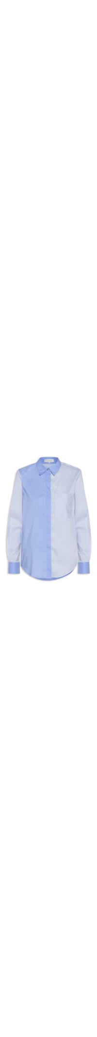Camisa Feminina Mix Nadine - Azul