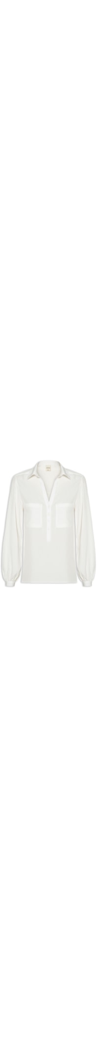 Camisa Feminina Ml - Off White