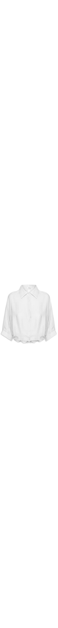 Camisa Feminina Modelagem Ampla - Off White