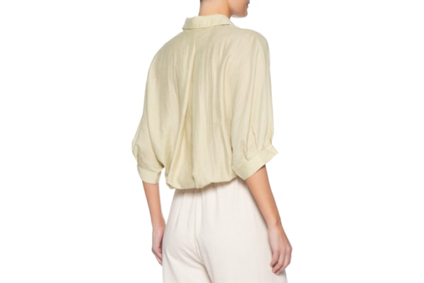 Camisa Feminina Modelagem Ampla - Verde