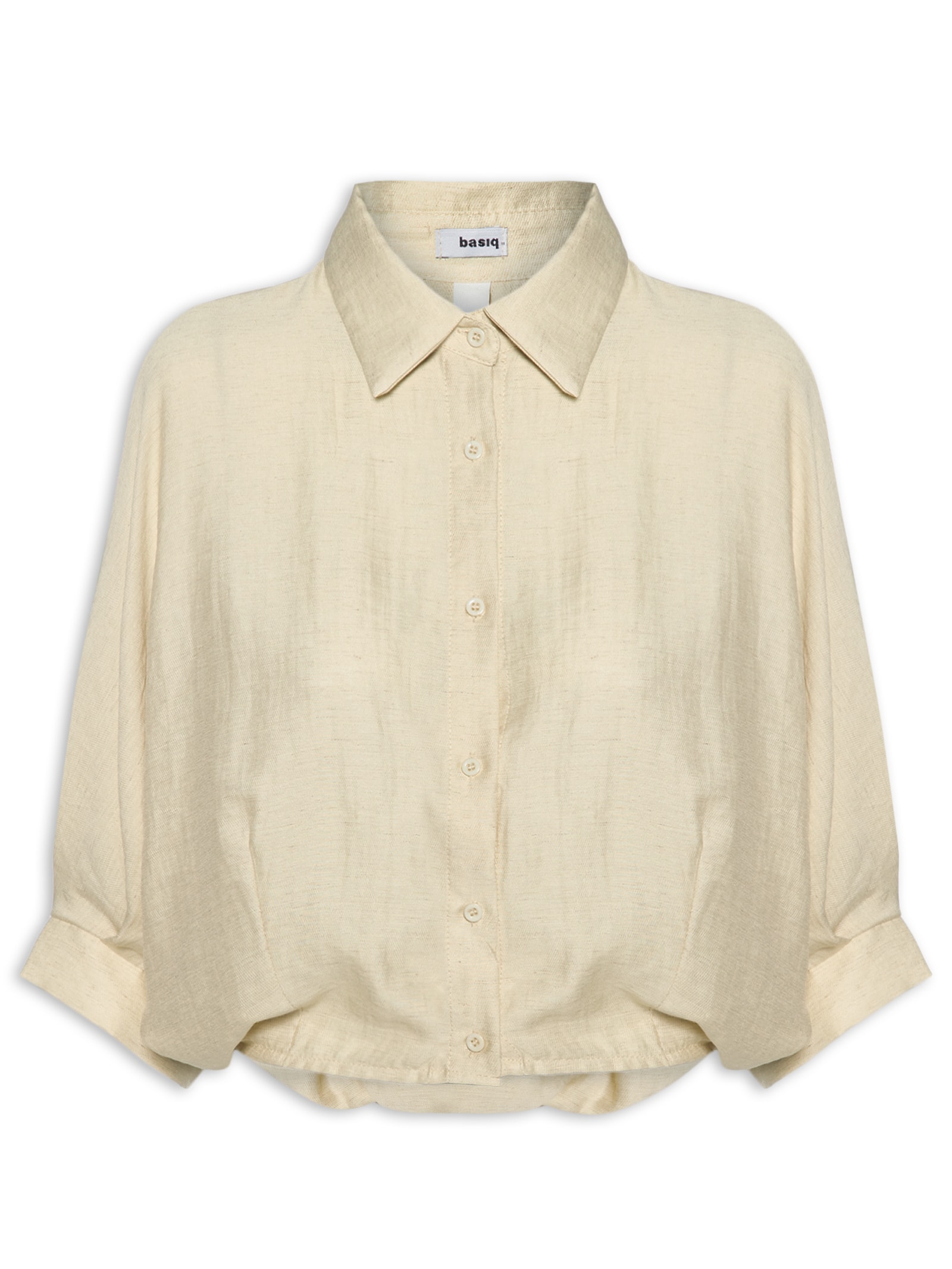 Camisa Feminina Modelagem Ampla Verde Basiq