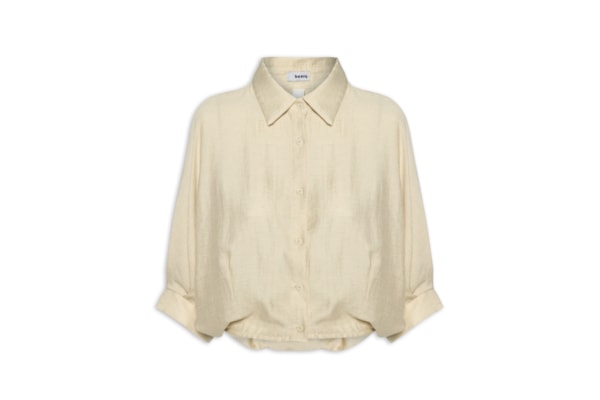 Camisa Feminina Modelagem Ampla - Verde