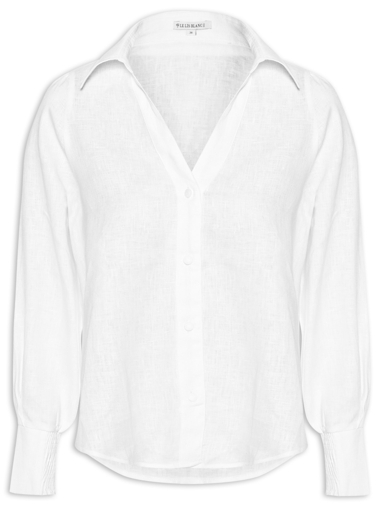 Camisa Feminina New Beck Branco Le Lis