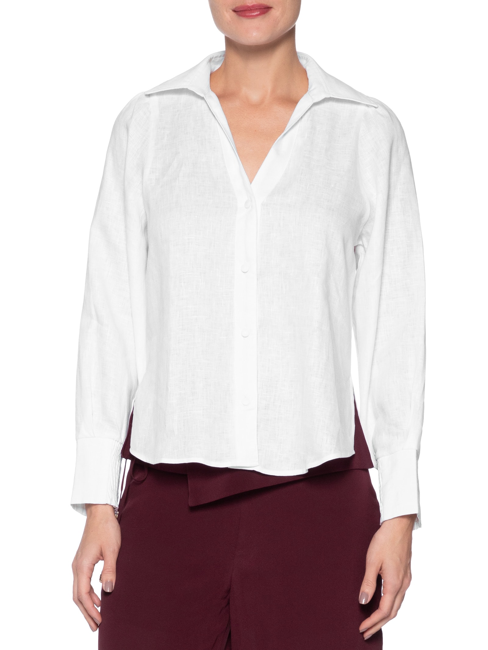 Camisa Feminina New Beck Branco Le Lis
