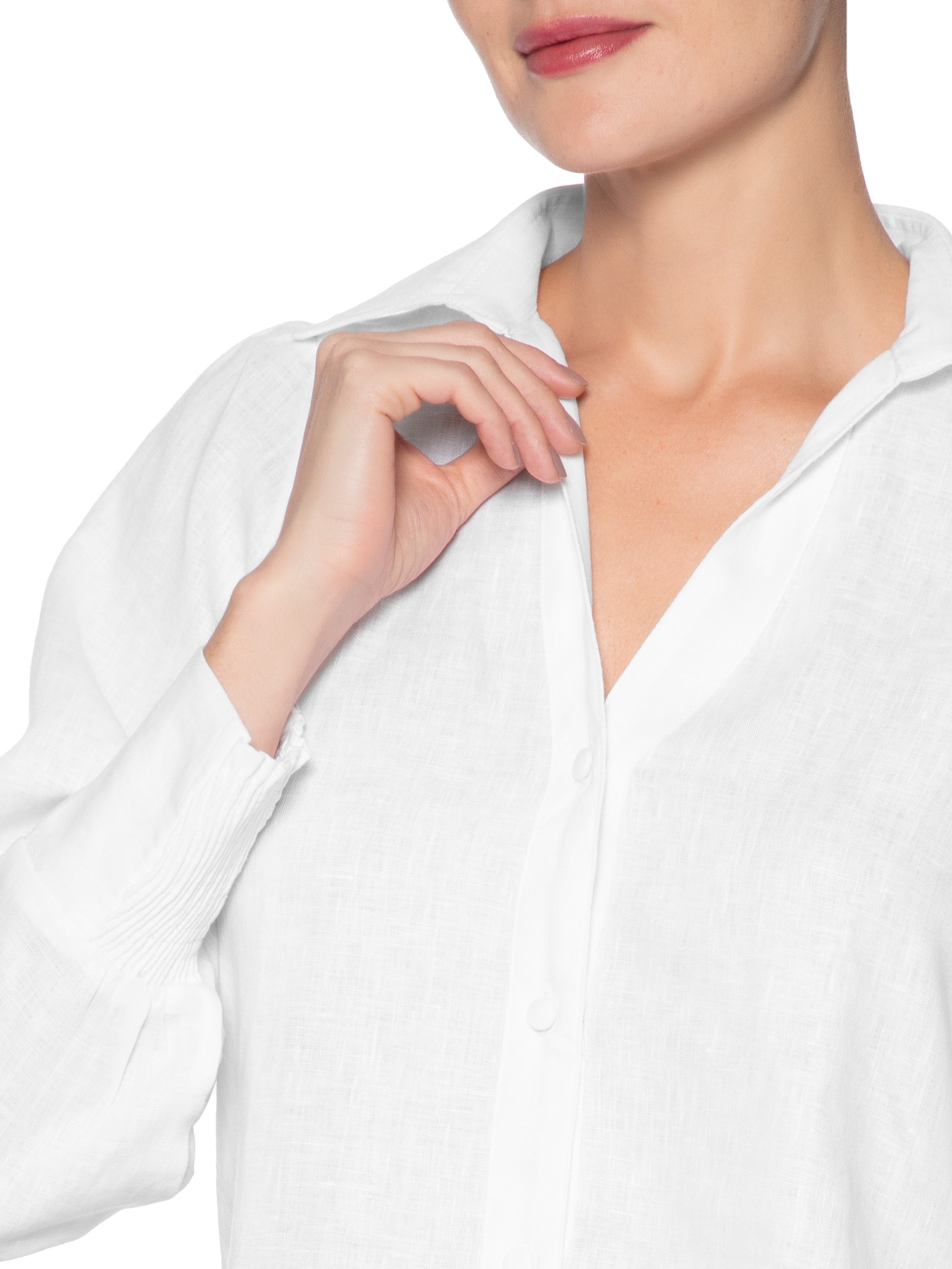 Camisa Feminina New Beck Branco Le Lis