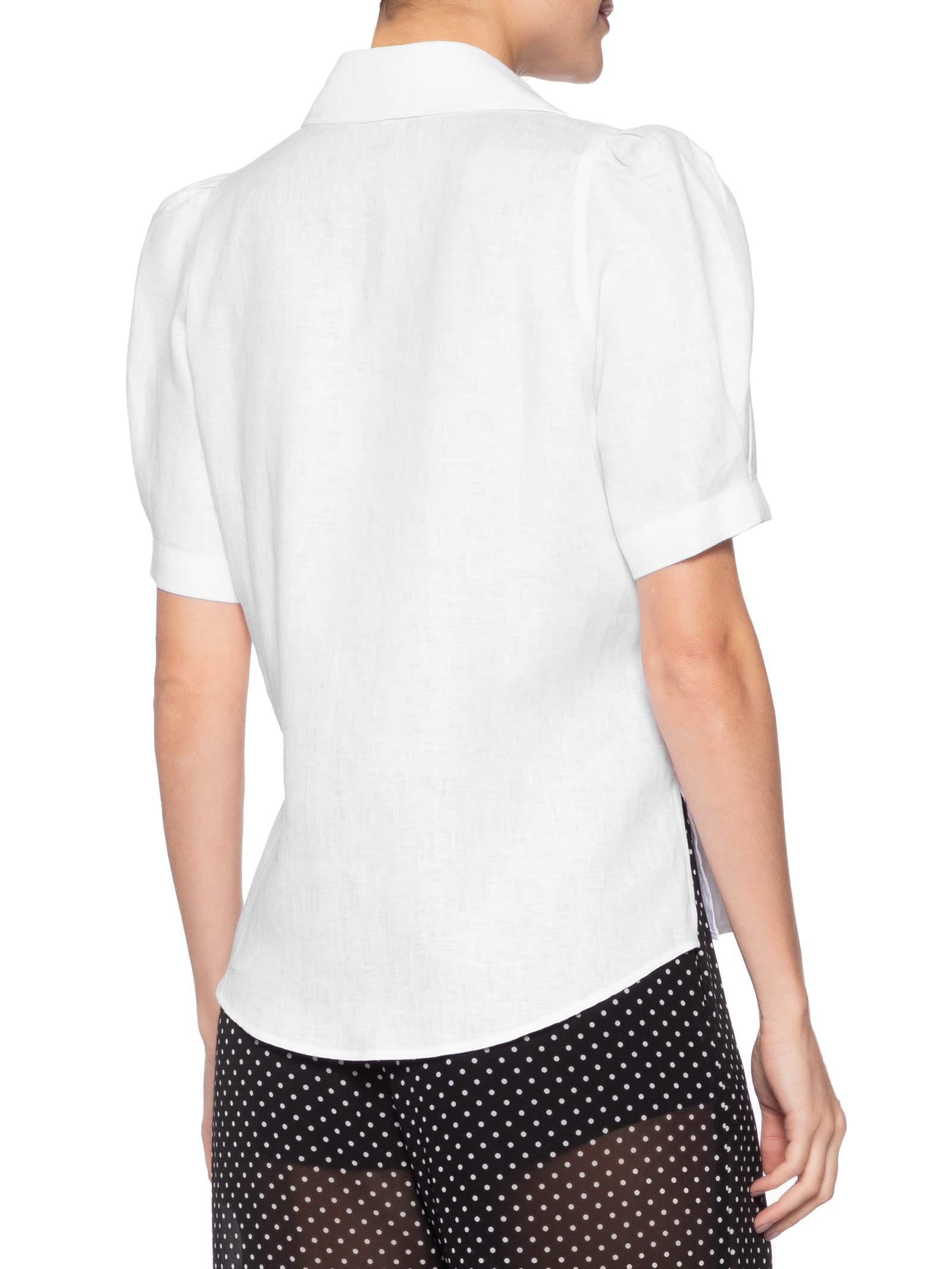 Camisa Feminina New Beck Manga Curta Branco Le Lis