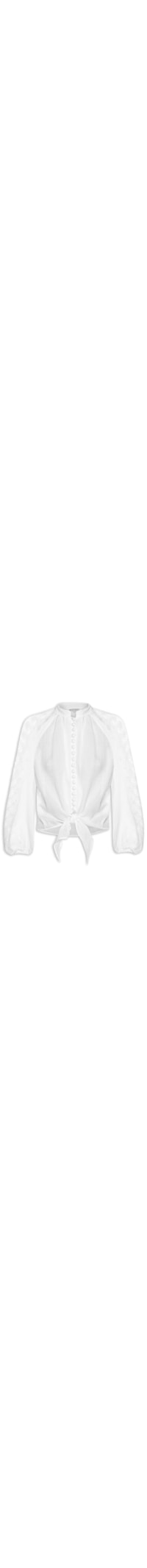 Camisa Feminina Nó Ana I - Off White