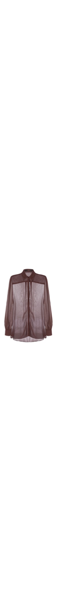 Camisa Feminina Over Boho - Marrom