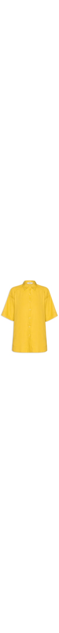 Camisa Feminina Oversized - Amarelo