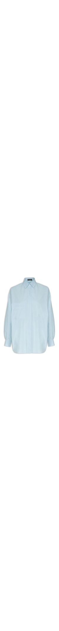 Camisa Feminina Oversized - Azul