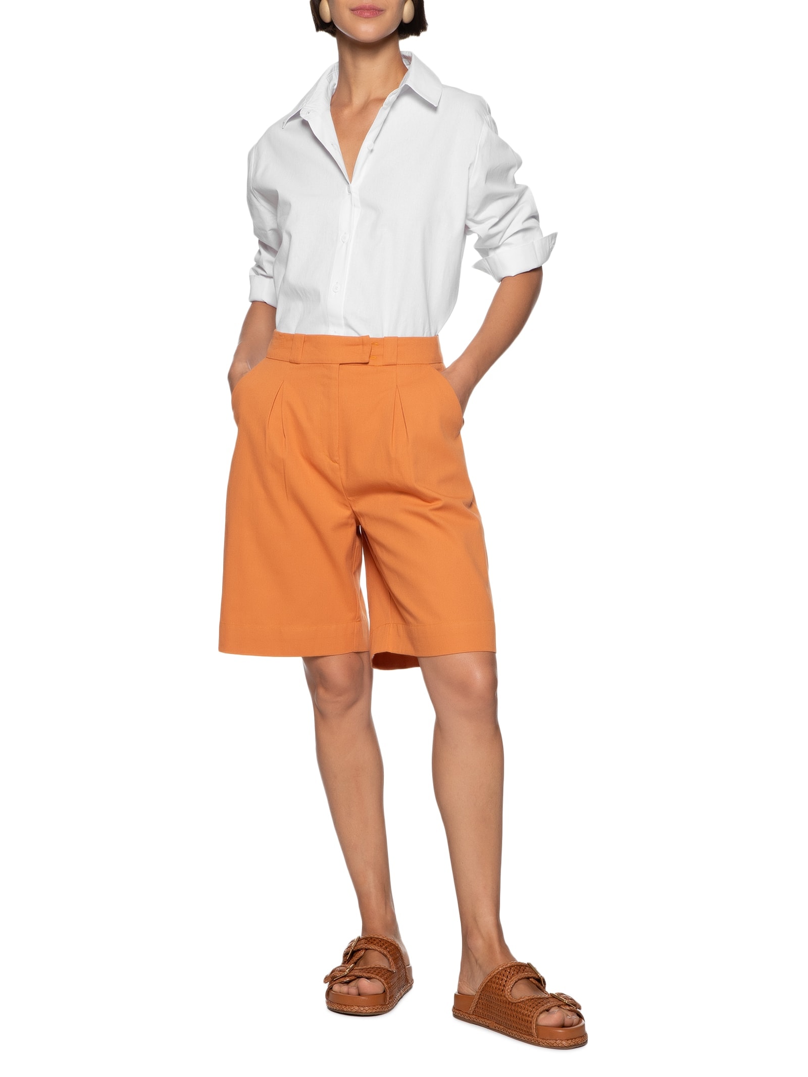 Camisa Feminina Oversized Lisa Branco Cacay