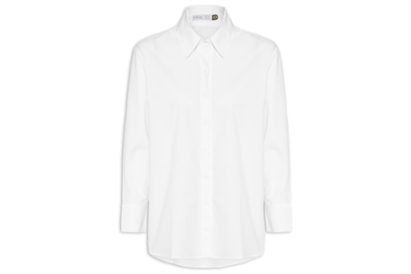 Camisa Feminina Oversized Lisa - Branco