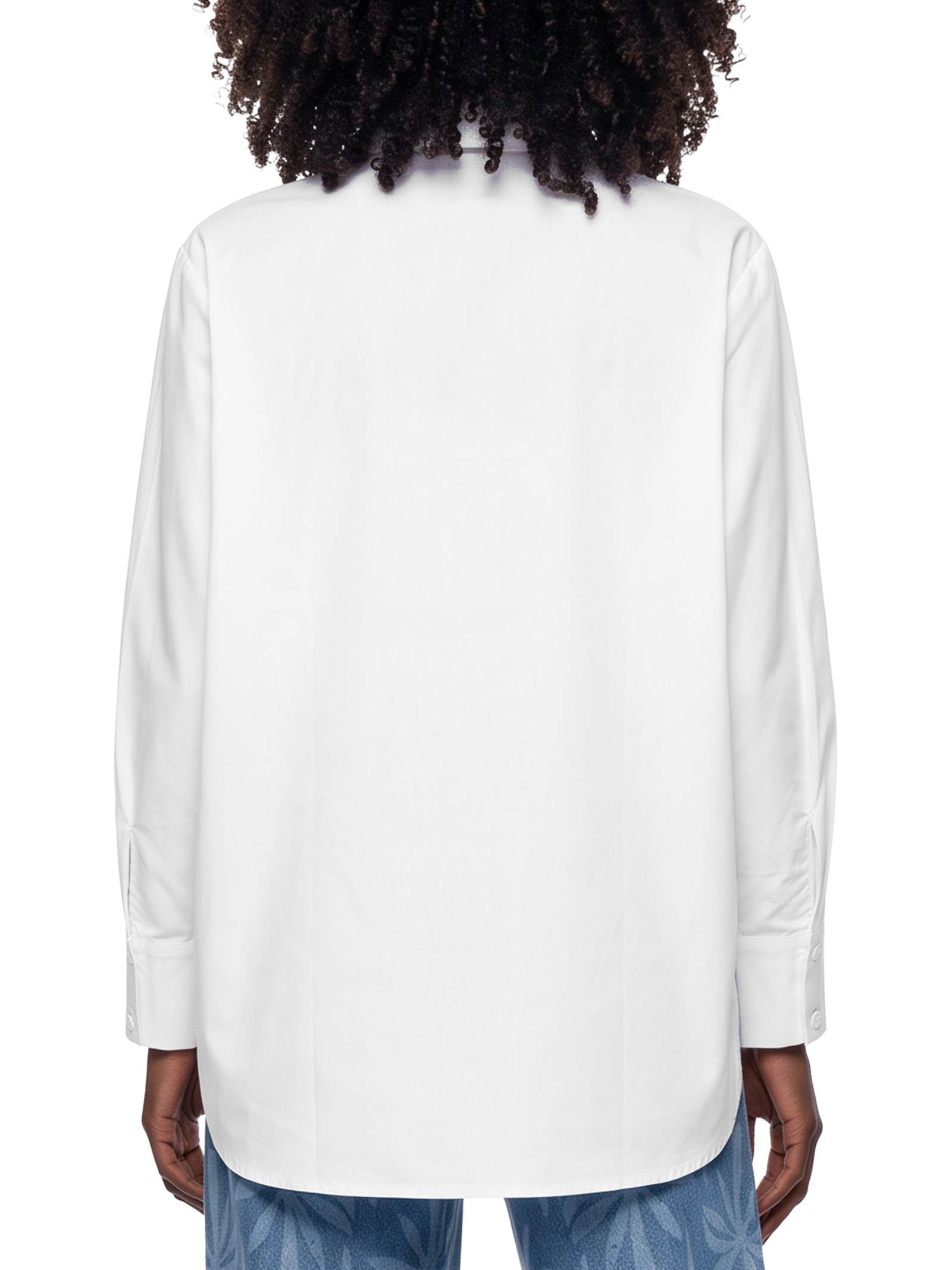 Camisa Feminina Oversized Lisa Branco Cacay