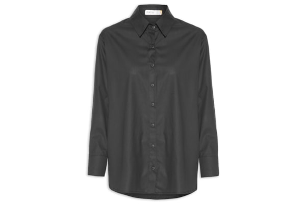 Camisa Feminina Oversized Lisa - Preto