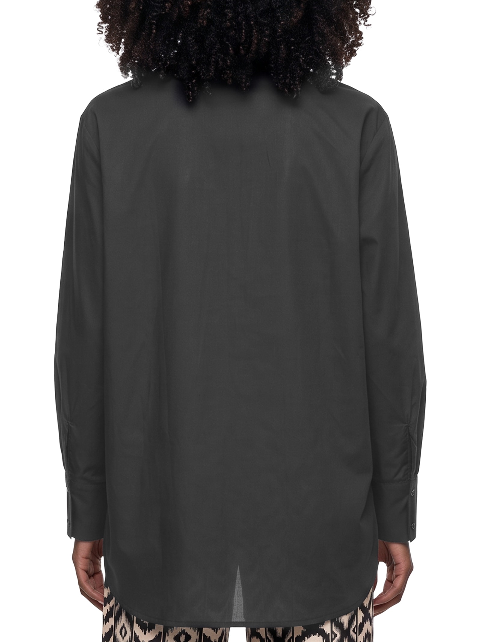 Camisa Feminina Oversized Lisa Preto Cacay