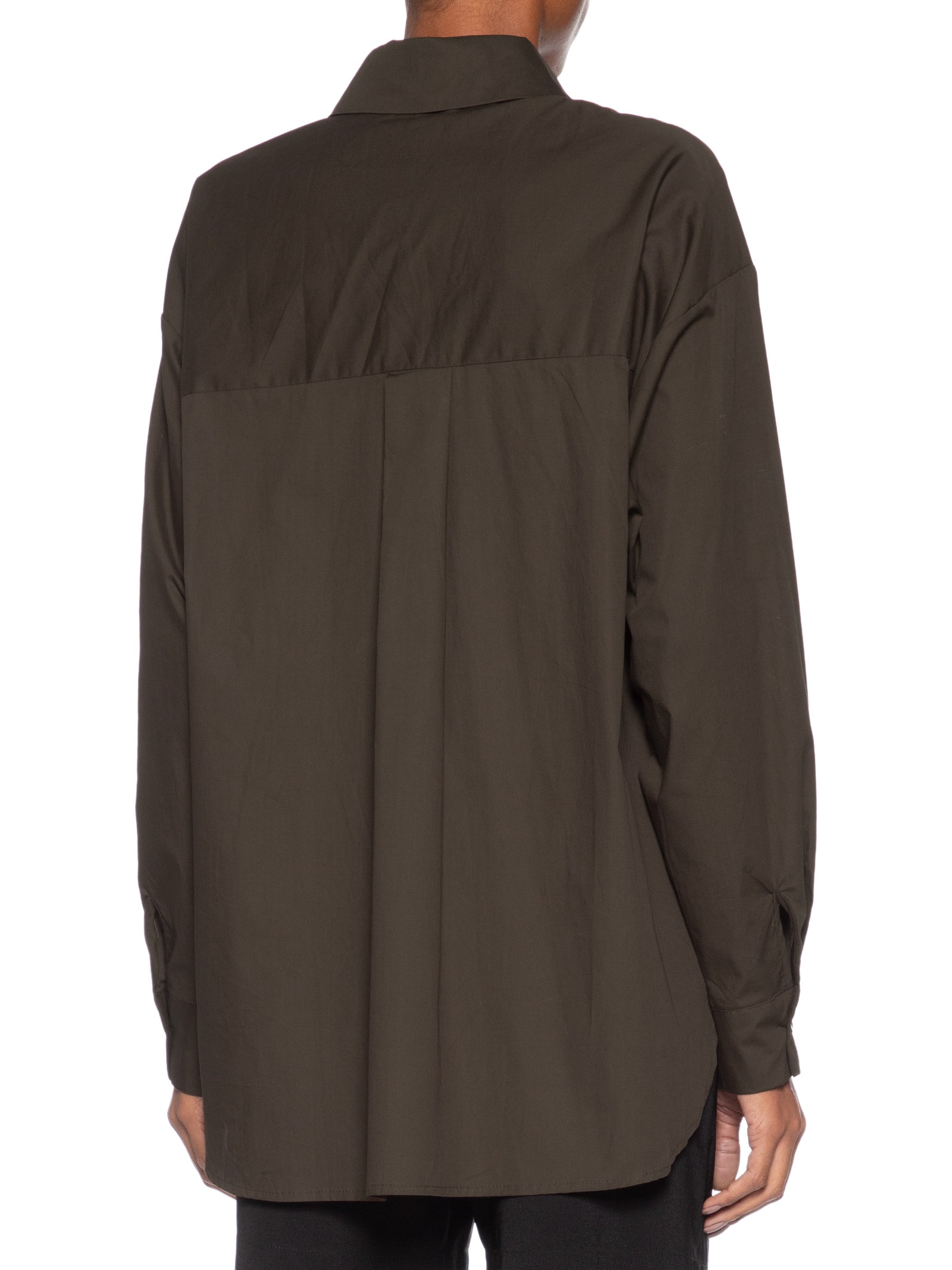 Camisa Feminina Oversized Marrom '2Essential