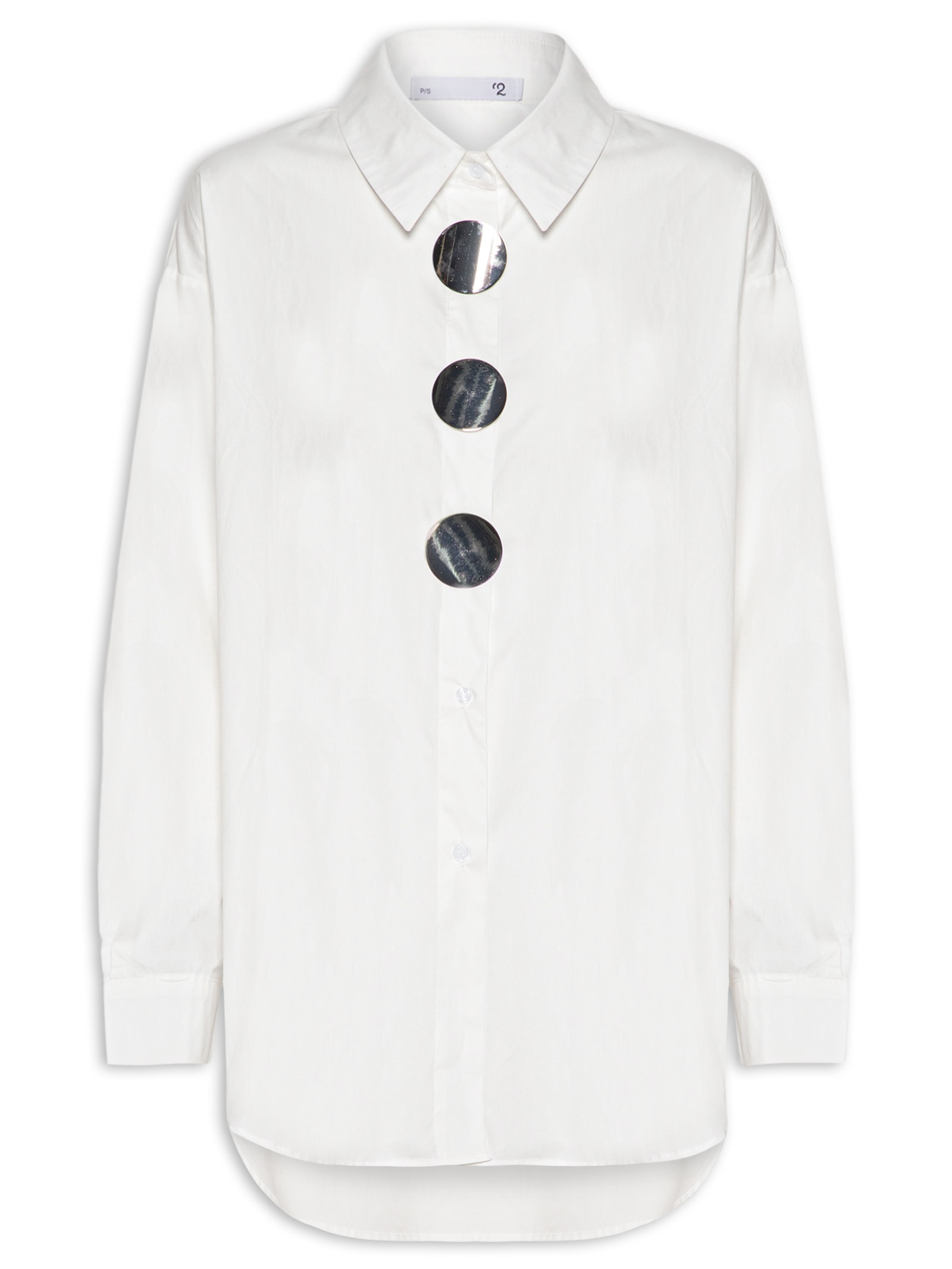 Camisa Feminina Oversized Off White '2Essential
