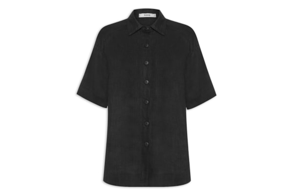 Camisa Feminina Oversized - Preto