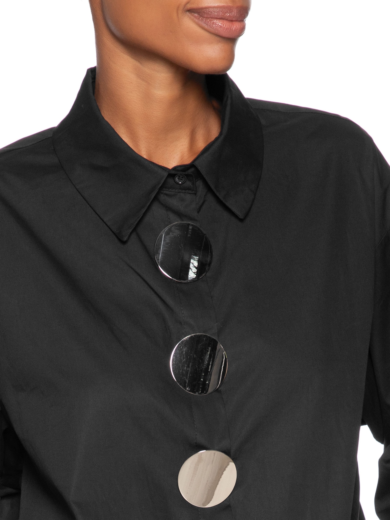 Camisa Feminina Oversized Preto '2Essential
