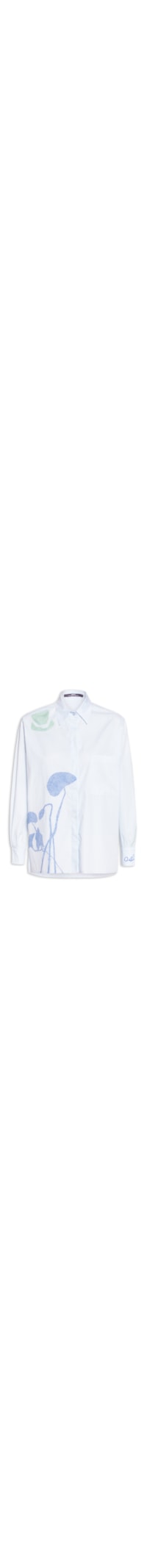 Camisa Feminina Paisagem Oasis - Azul