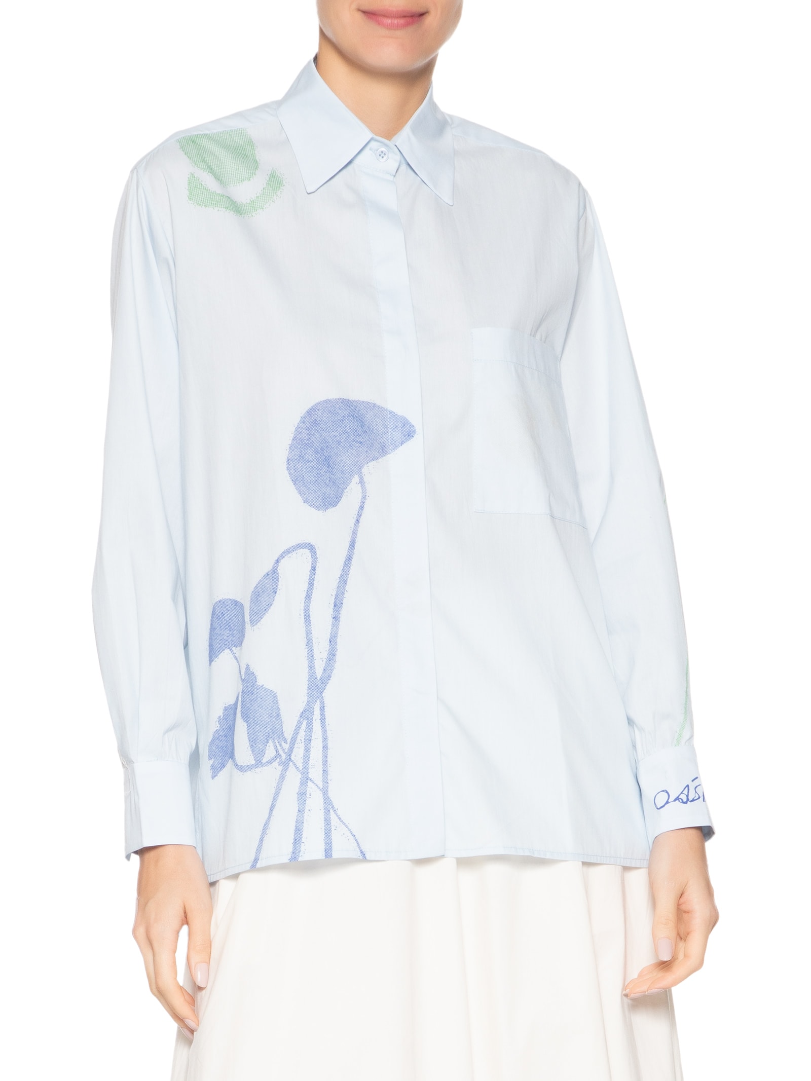 Camisa Feminina Paisagem Oasis Azul Animale