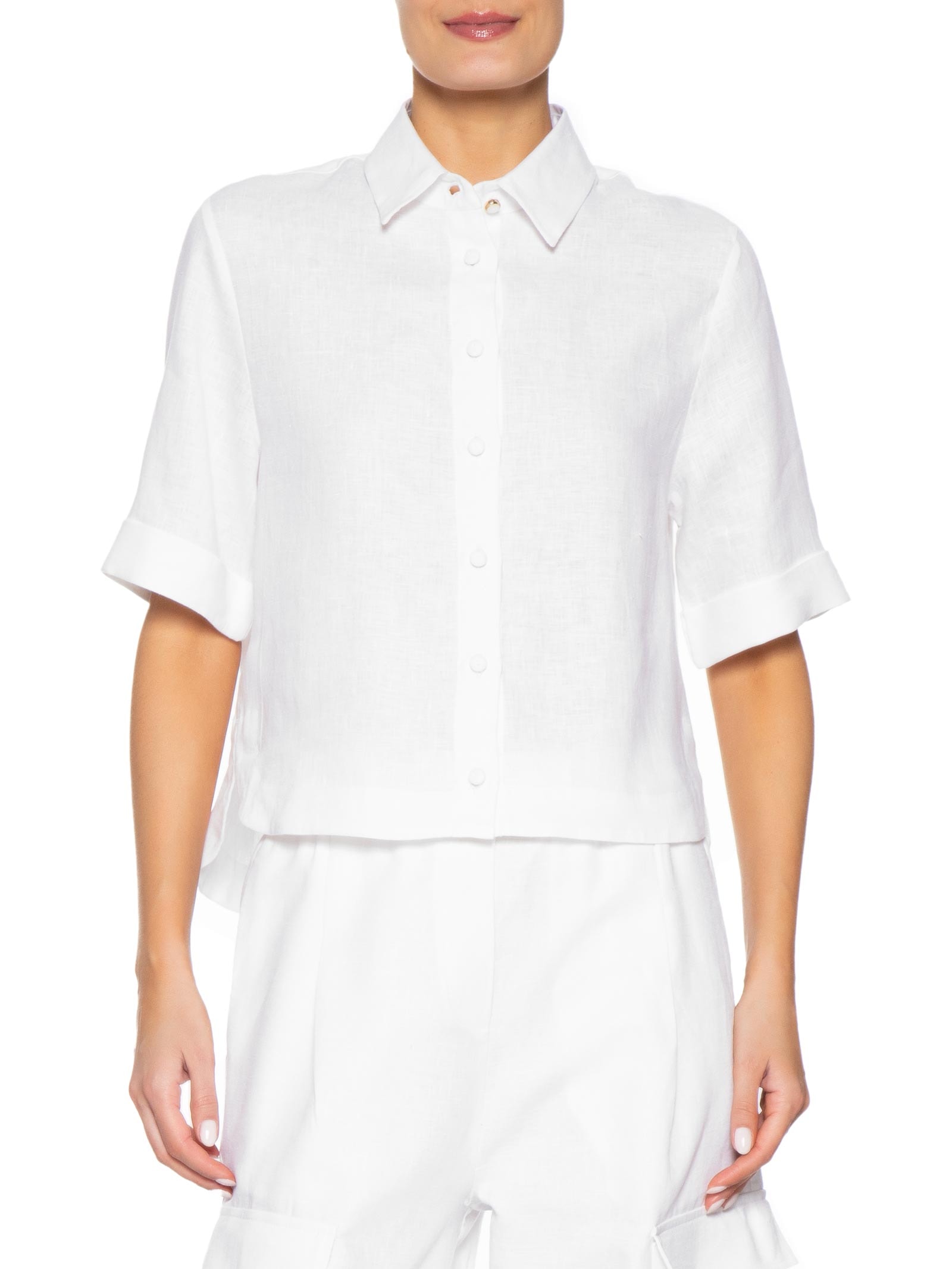 Camisa Feminina Pilar Branco Le Lis