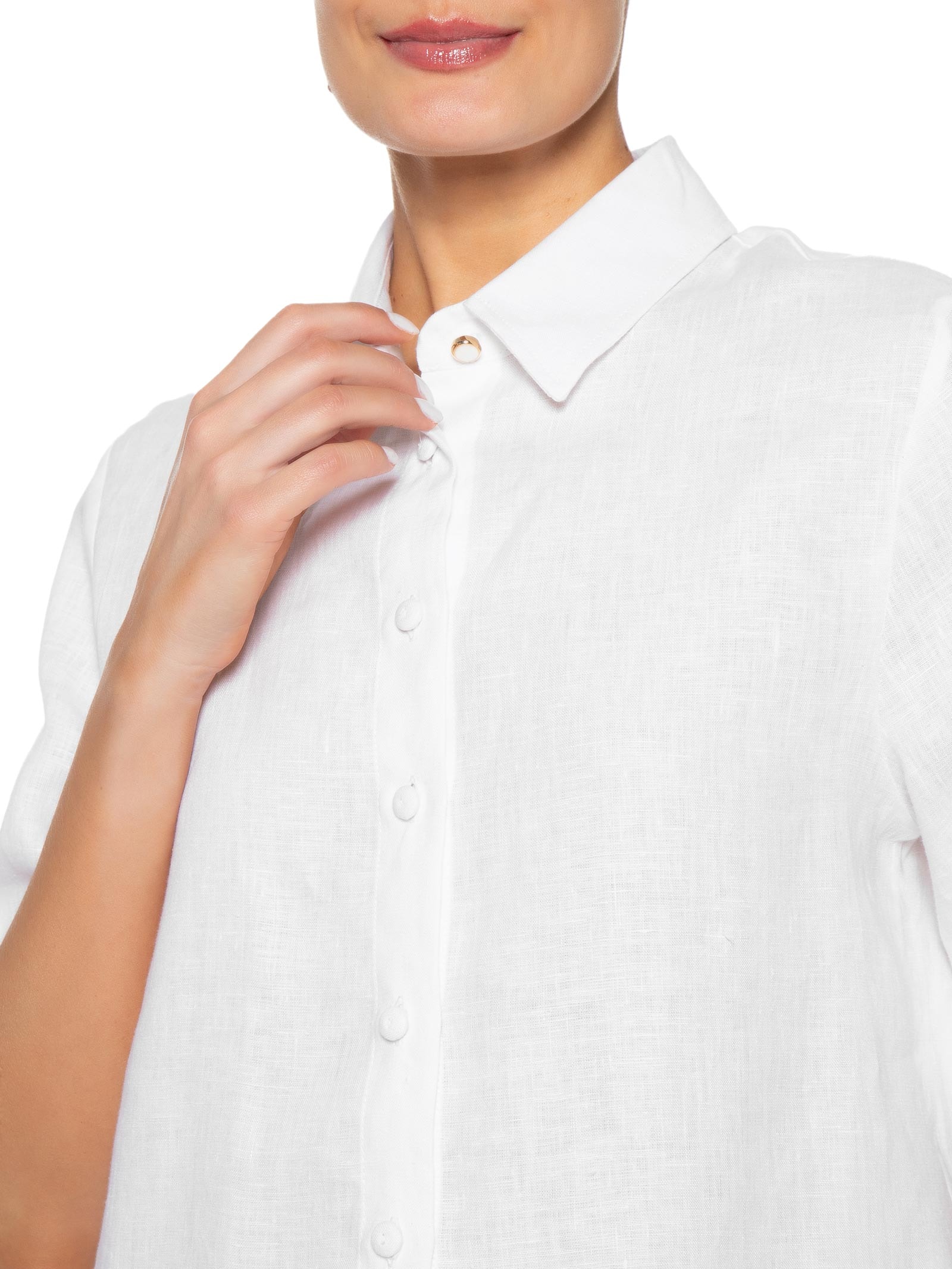 Camisa Feminina Pilar Branco Le Lis