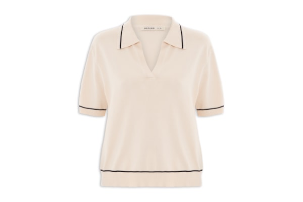 Camisa Feminina Polo - Bege