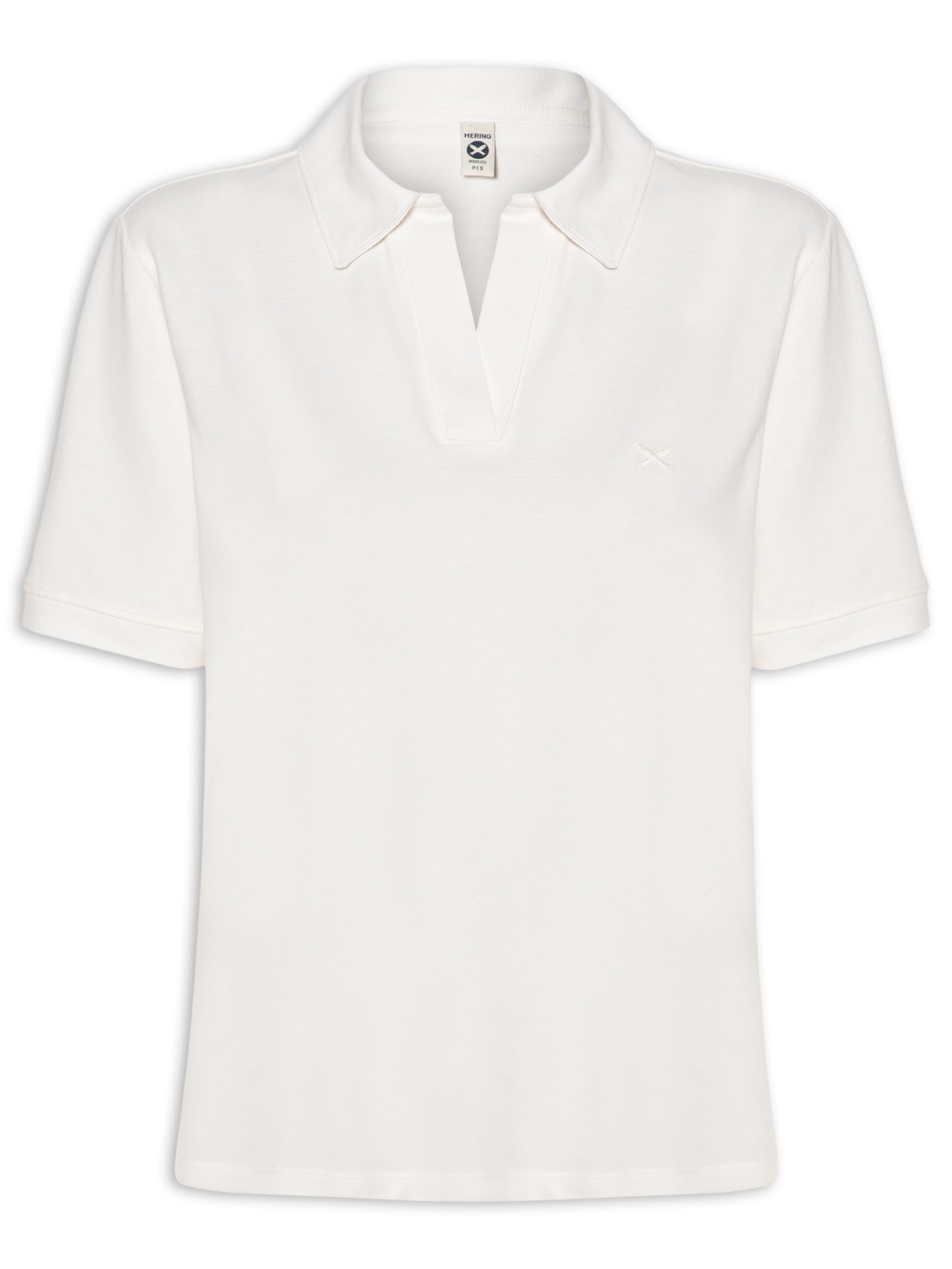 Camisa Feminina Polo Branco Hering