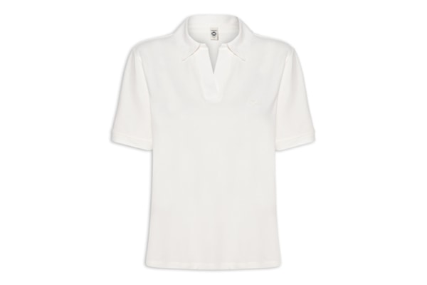 Camisa Feminina Polo - Branco