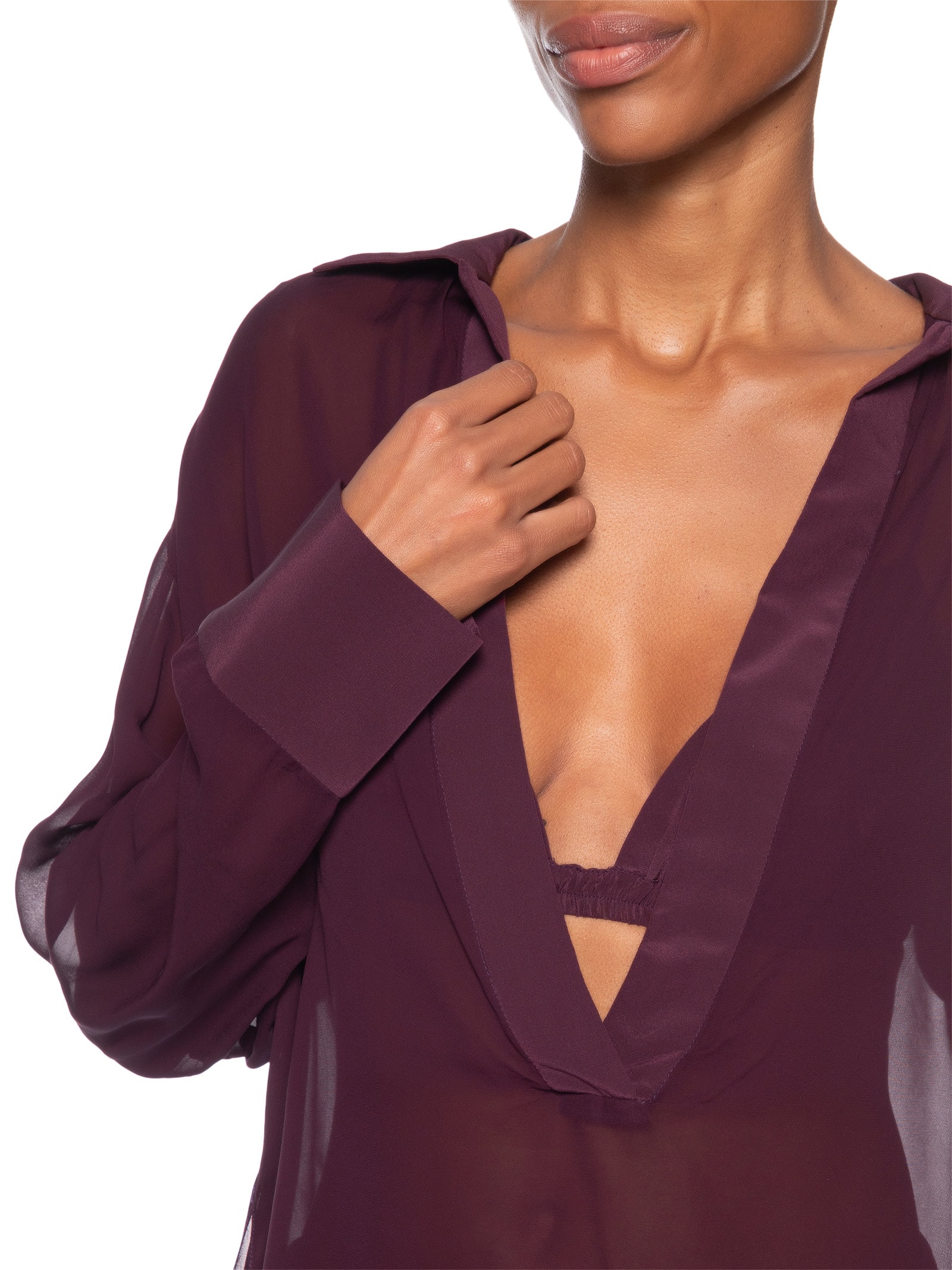 Camisa Feminina Polo Decotão – Vermelho Animale