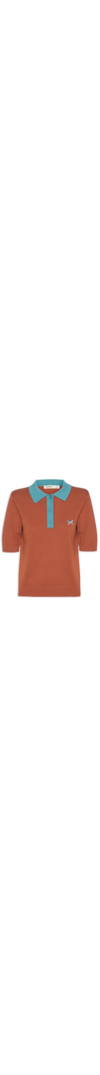 Camisa Feminina Polo - Laranja