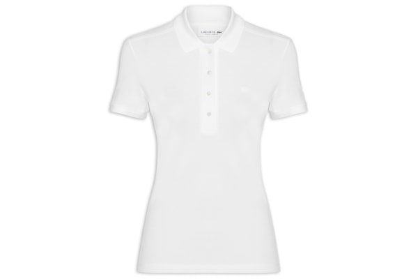 Camisa Feminina Polo Mini-Piqué Stretch Slim Fit - Rosa