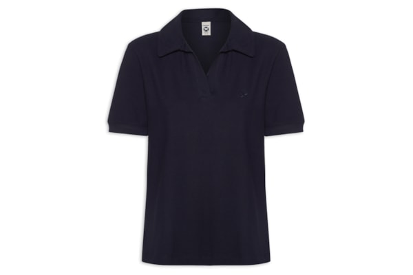Camisa Feminina Polo MM - Azul