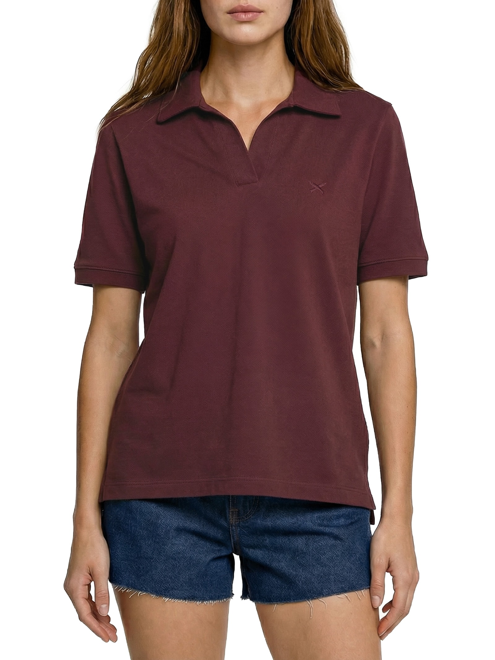 Camisa Feminina Polo MM Vermelho Hering