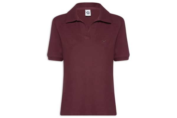 Camisa Feminina Polo MM - Vermelho