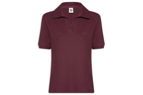 Camisa Feminina Polo MM - Vermelho