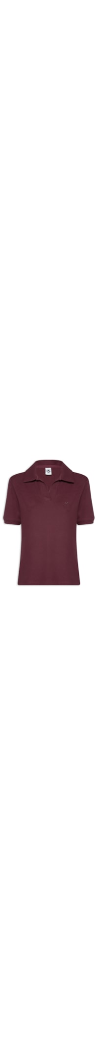 Camisa Feminina Polo MM - Vermelho